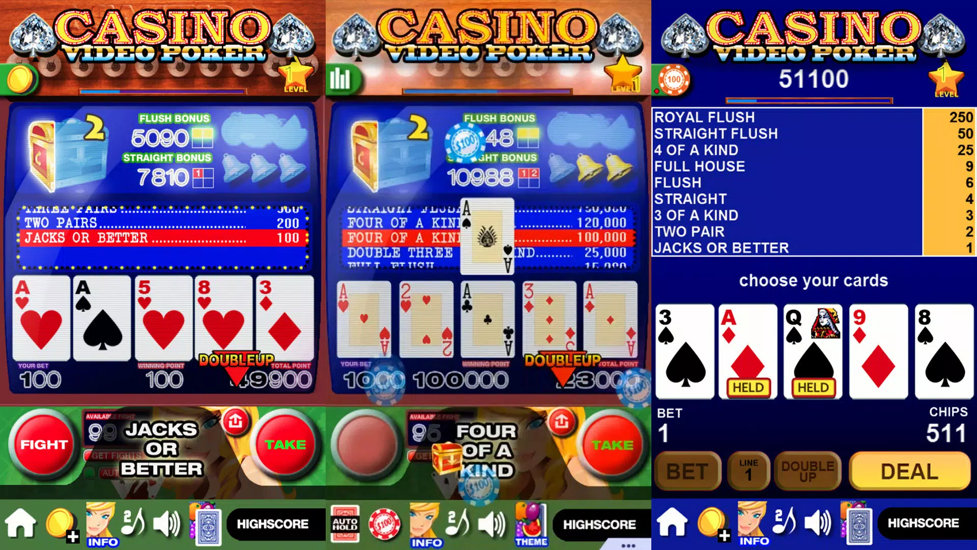 Casino Video Poker ภาพหน้าจอ 2