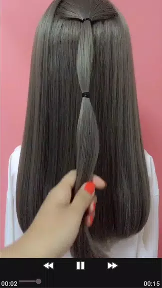 Girls Hairstyles Step By Step Captura de pantalla 3