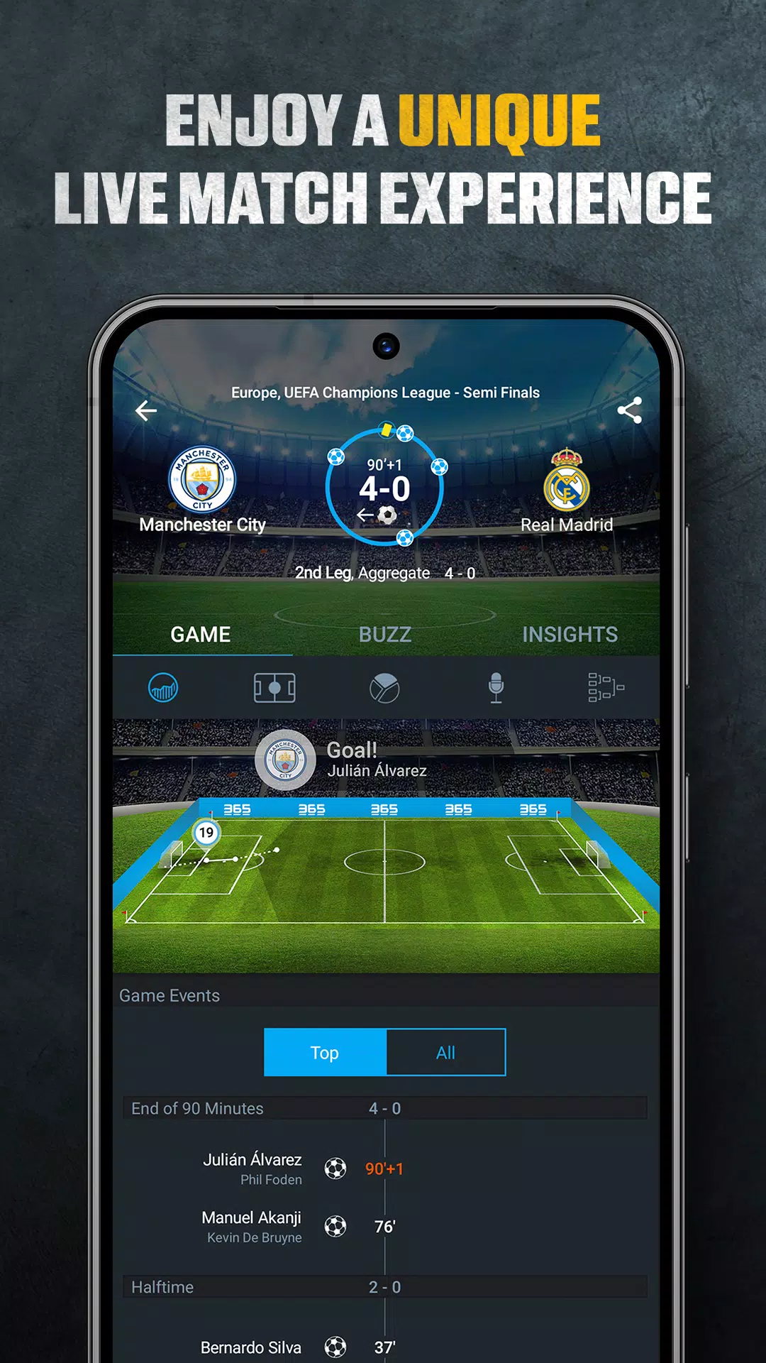 365Scores - Resultados en vivo Captura de pantalla 3