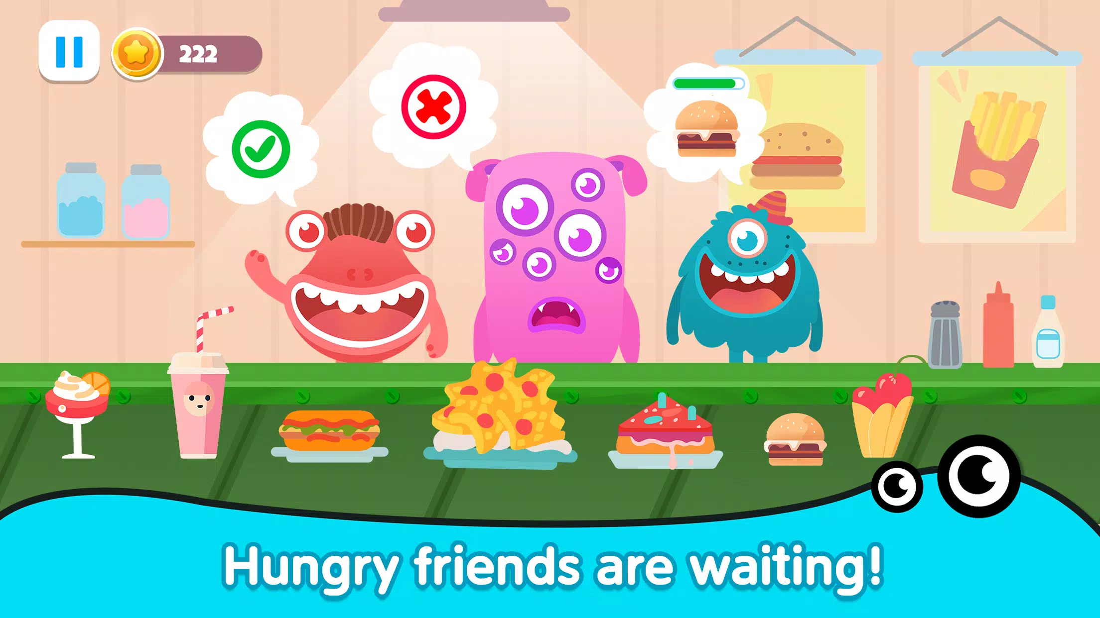 Kitchen monster games for kids Capture d'écran 3