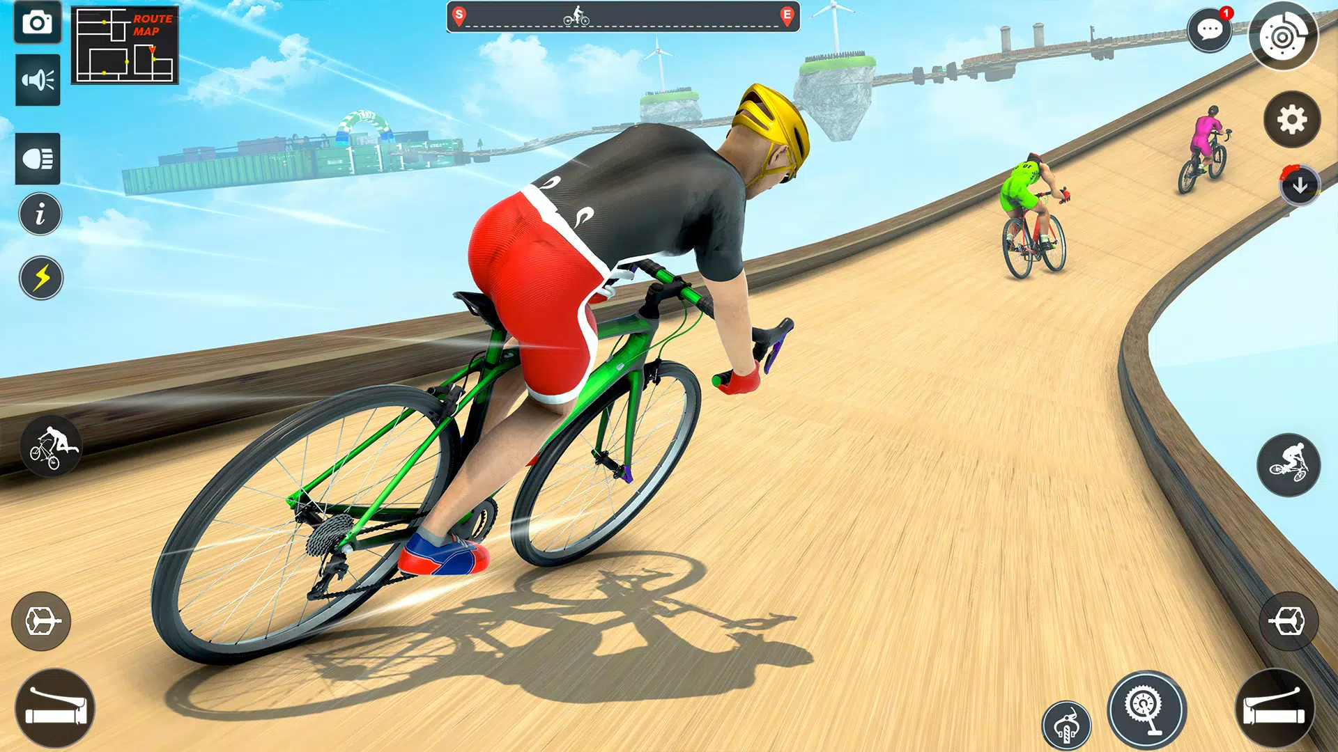 BMX Cycle Stunt Game 3D Captura de tela 1