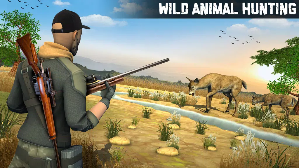 Wild Animal Hunting 3D Offline スクリーンショット 0