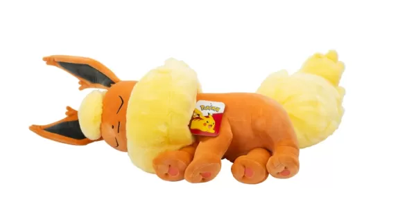 Adorável Pokémon Flareon Sleeping Plush retorna ao Walmart por US $ 30