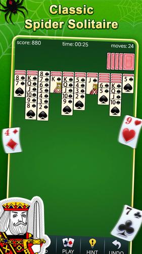 Spider Solitaire स्क्रीनशॉट 0