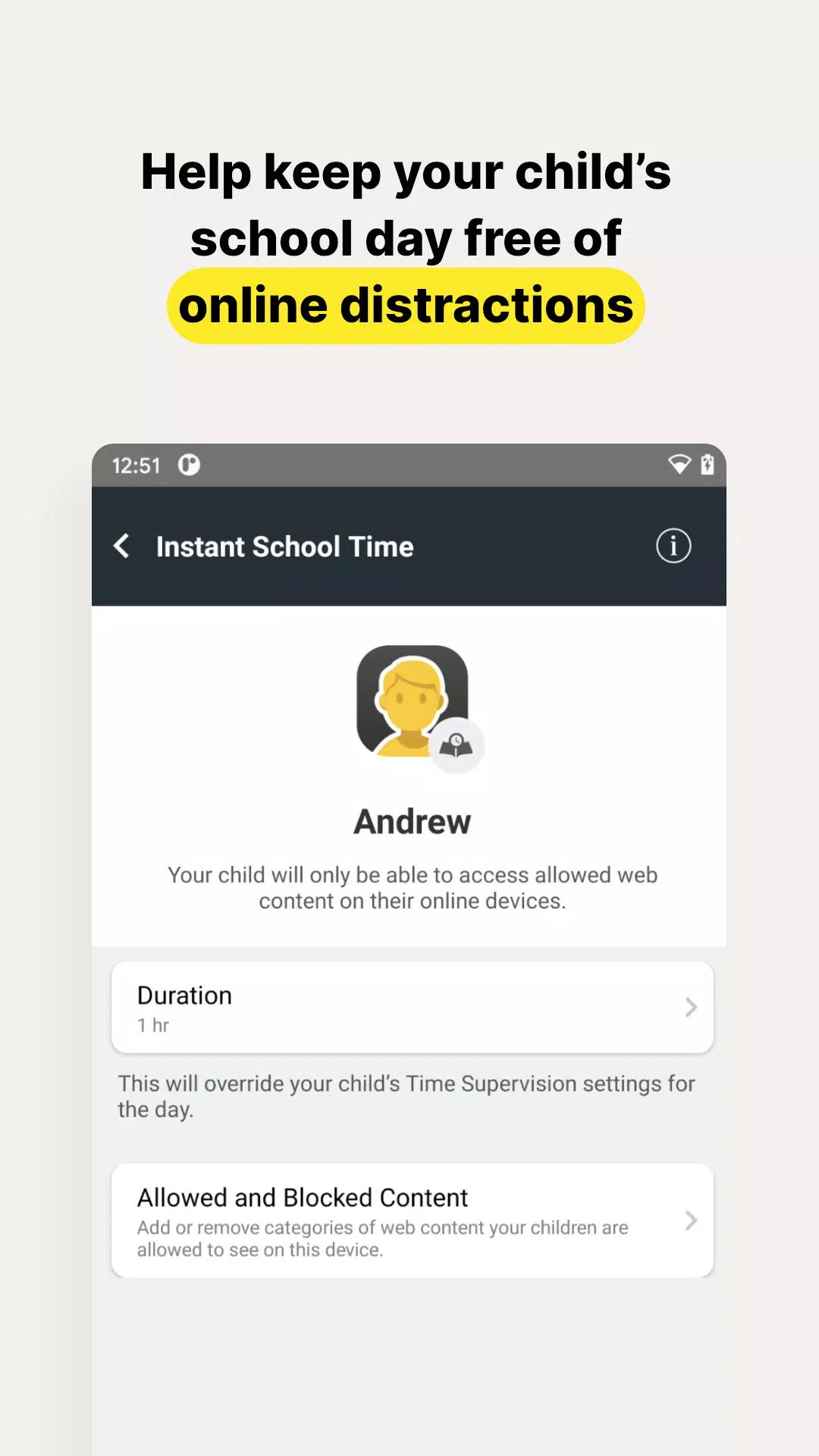 Norton Family Parental Control Screenshot 2