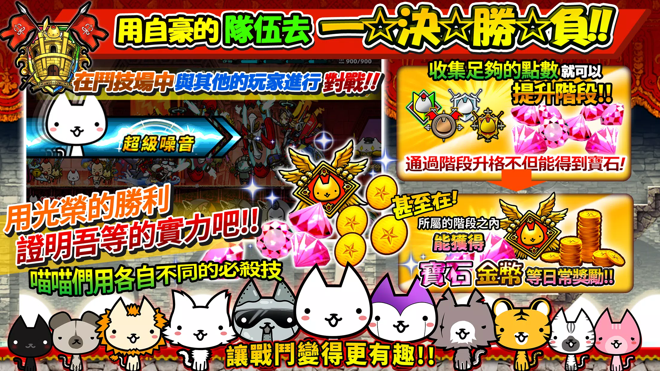 進擊的喵喵 - 貓咪養成塔坊遊戲 スクリーンショット 3