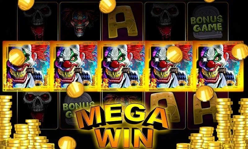 Vegas Clown Jackpot - Halloween Slot Machine Zrzut ekranu 0