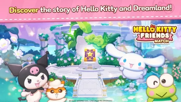 Line Games Hello Kitty Friends Match: Yeni Maç 3 Bulmaca Oyunu