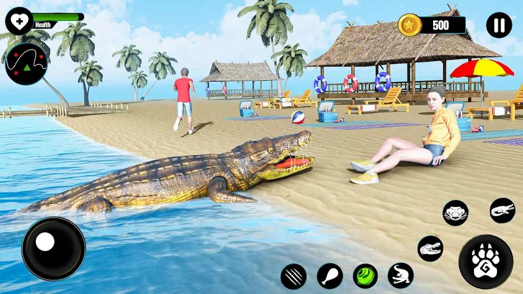 Crocodile Attack Animal games应用截图第1张