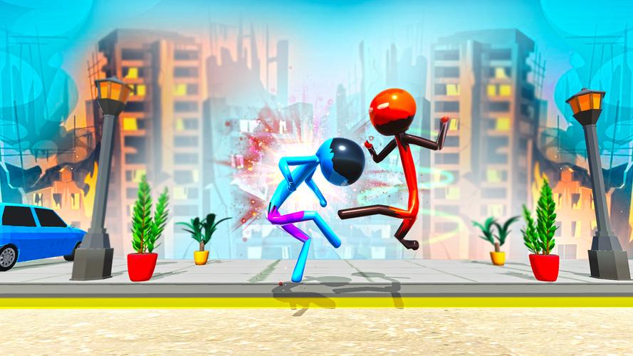 Stickman Ninja Fight: Ropehero スクリーンショット 2