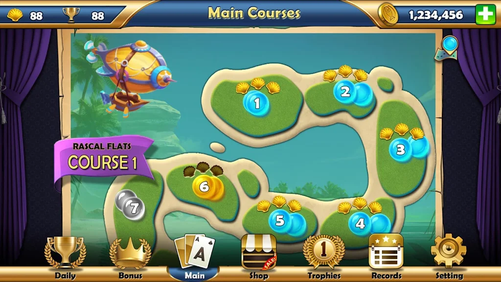 Schermata Seagirt Solitaire 1