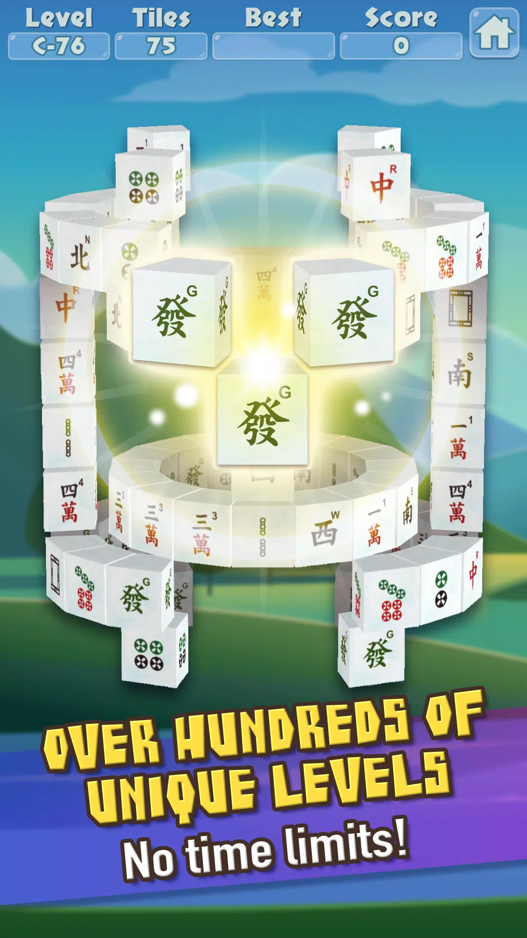 Schermata 3D Mahjong Triple Tile Match 3
