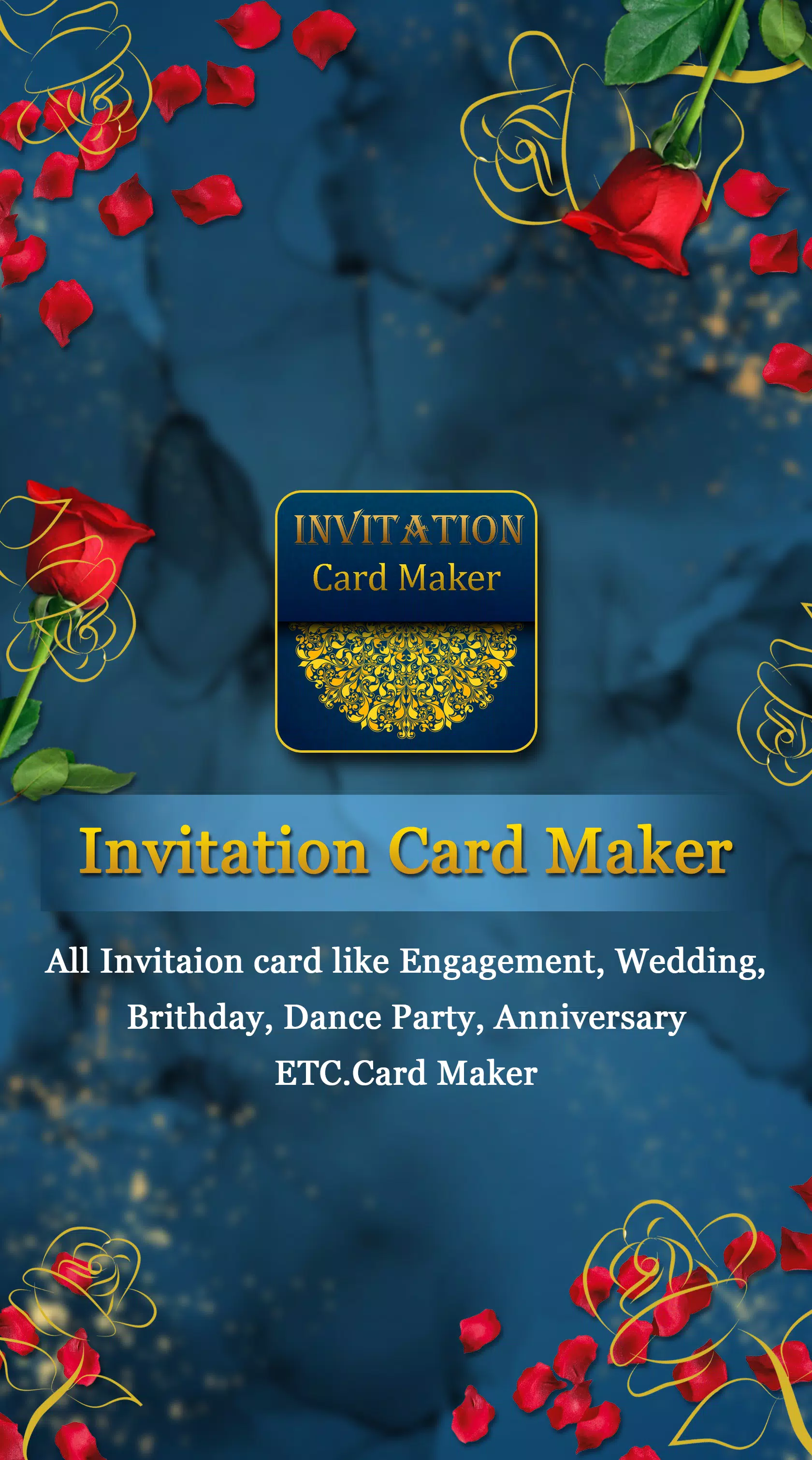 Invitation Card Maker Capture d'écran 0