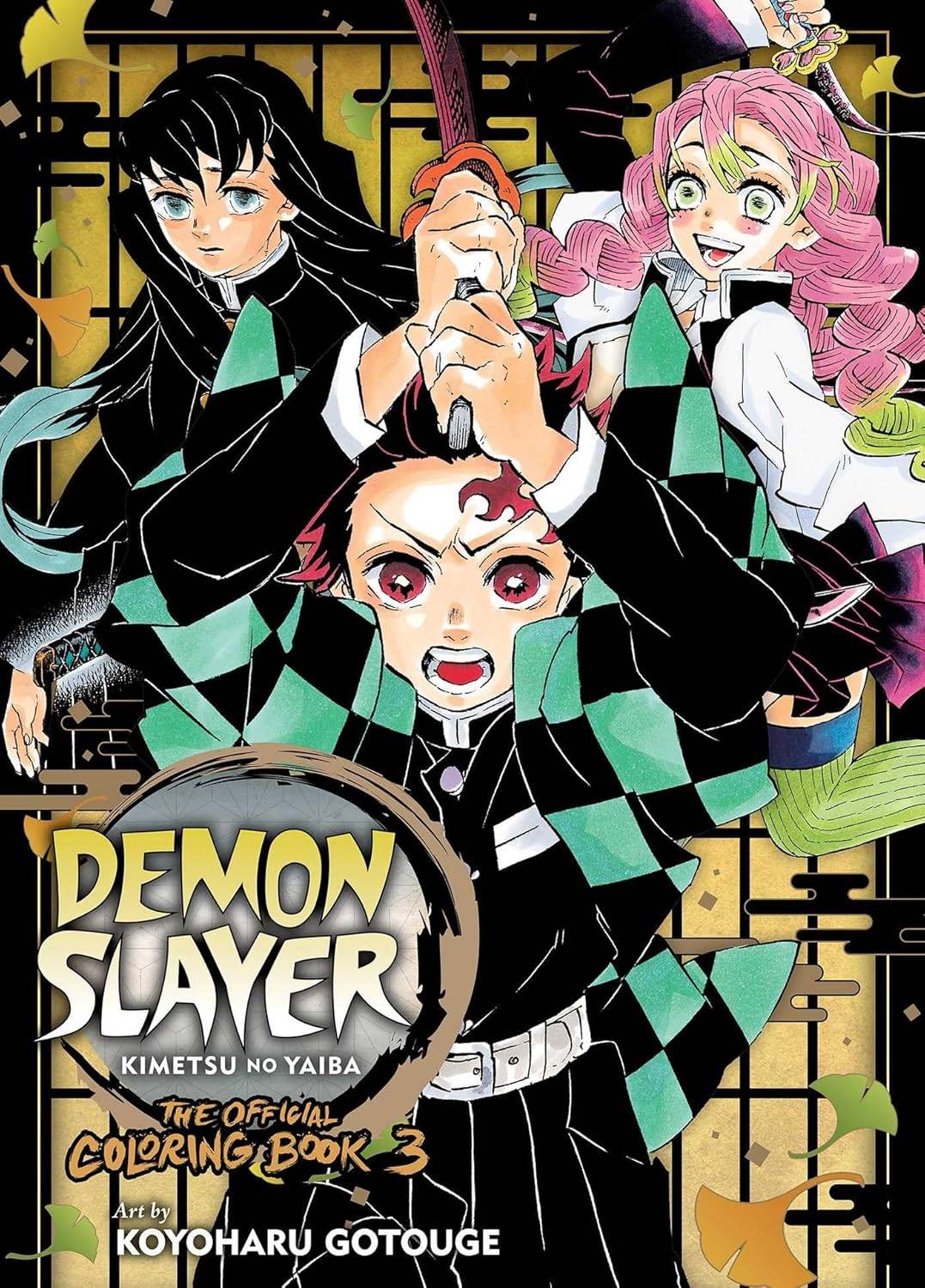 Demon Slayer Coloring Book 3 Cover