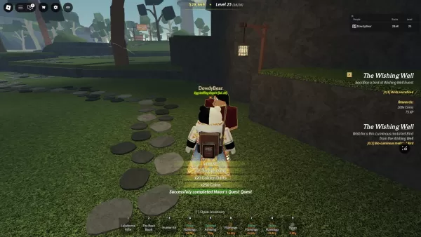 Moon the NPC in Beaks providing quests