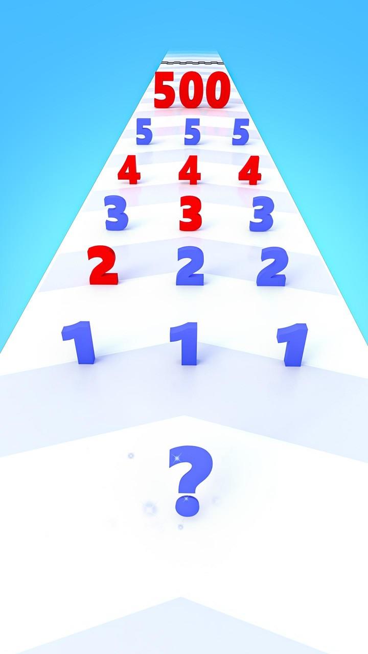 Number Run & Merge Master Game ภาพหน้าจอ 0