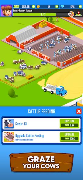 Milk Farm Tycoon Mod Schermafbeelding 1