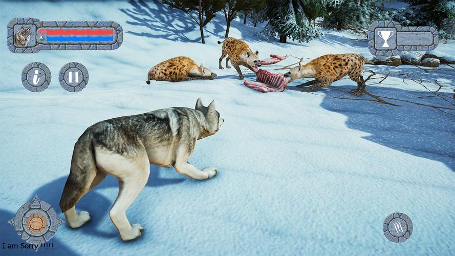 Arctic Wolf Family Simulator ภาพหน้าจอ 3