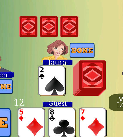 thirty one - 31 card game by makeup games Schermafbeelding 2
