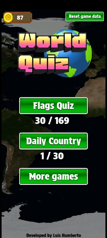 World Quiz - Jogo de Geografia স্ক্রিনশট 0