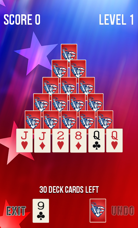 Tri Peaks 4th of July Captura de pantalla 0