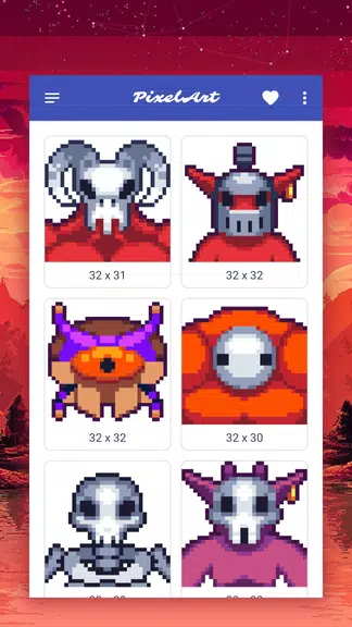 How to draw pixel monsters Captura de pantalla 1