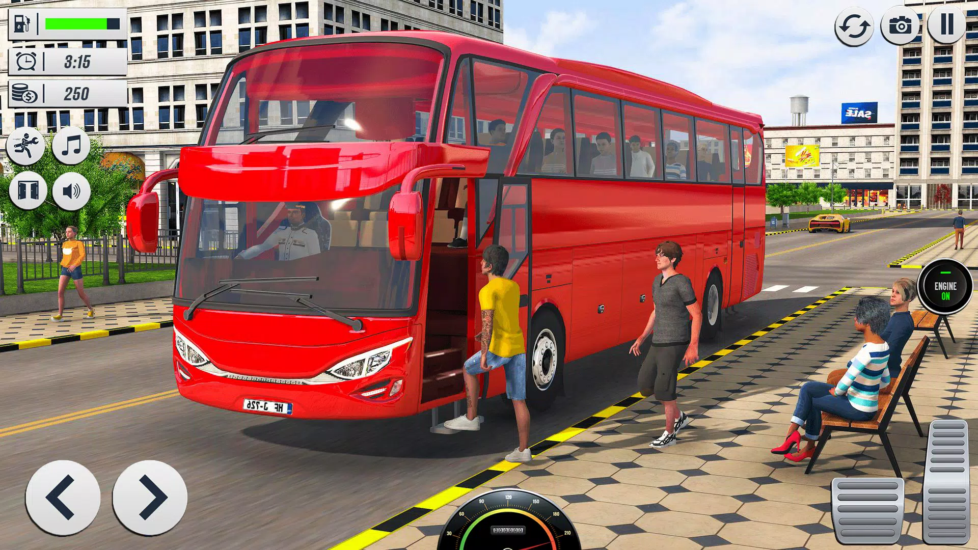Highway Bus Driving Simulator Captura de tela 2