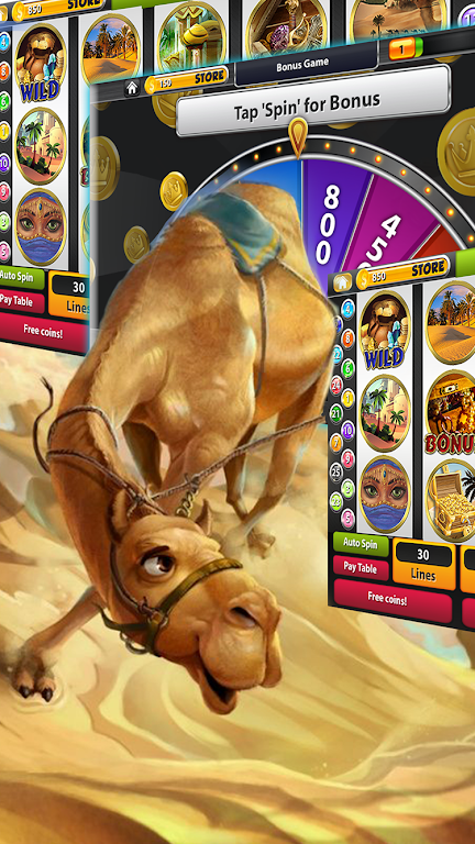 Desert Treasure Slot Machine 7 Captura de pantalla 0