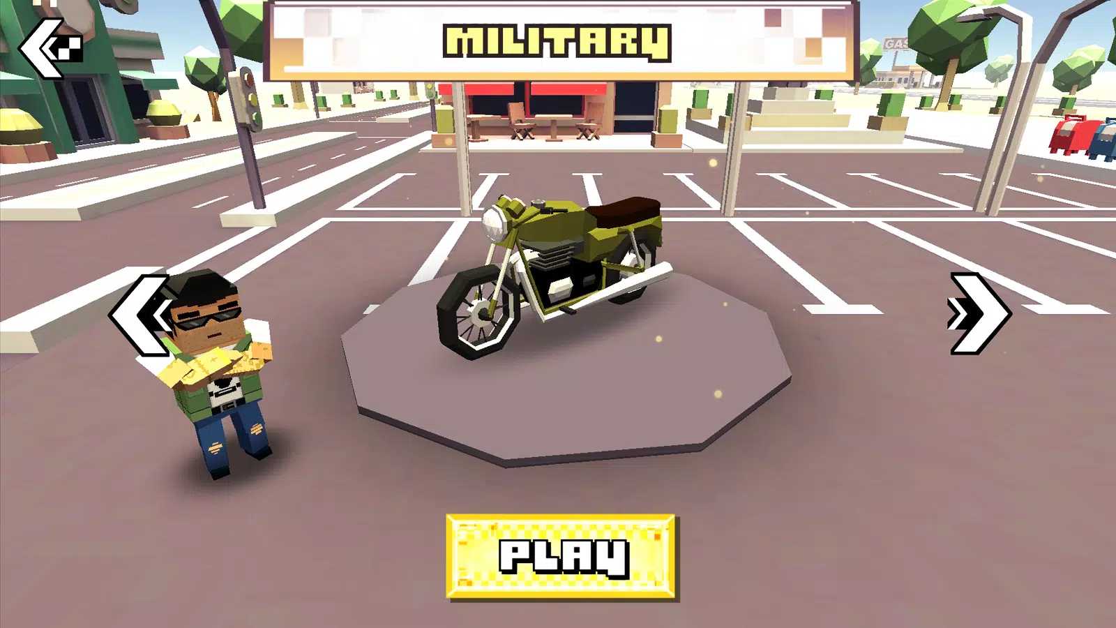 Schermata Blocky Moto Racing 2
