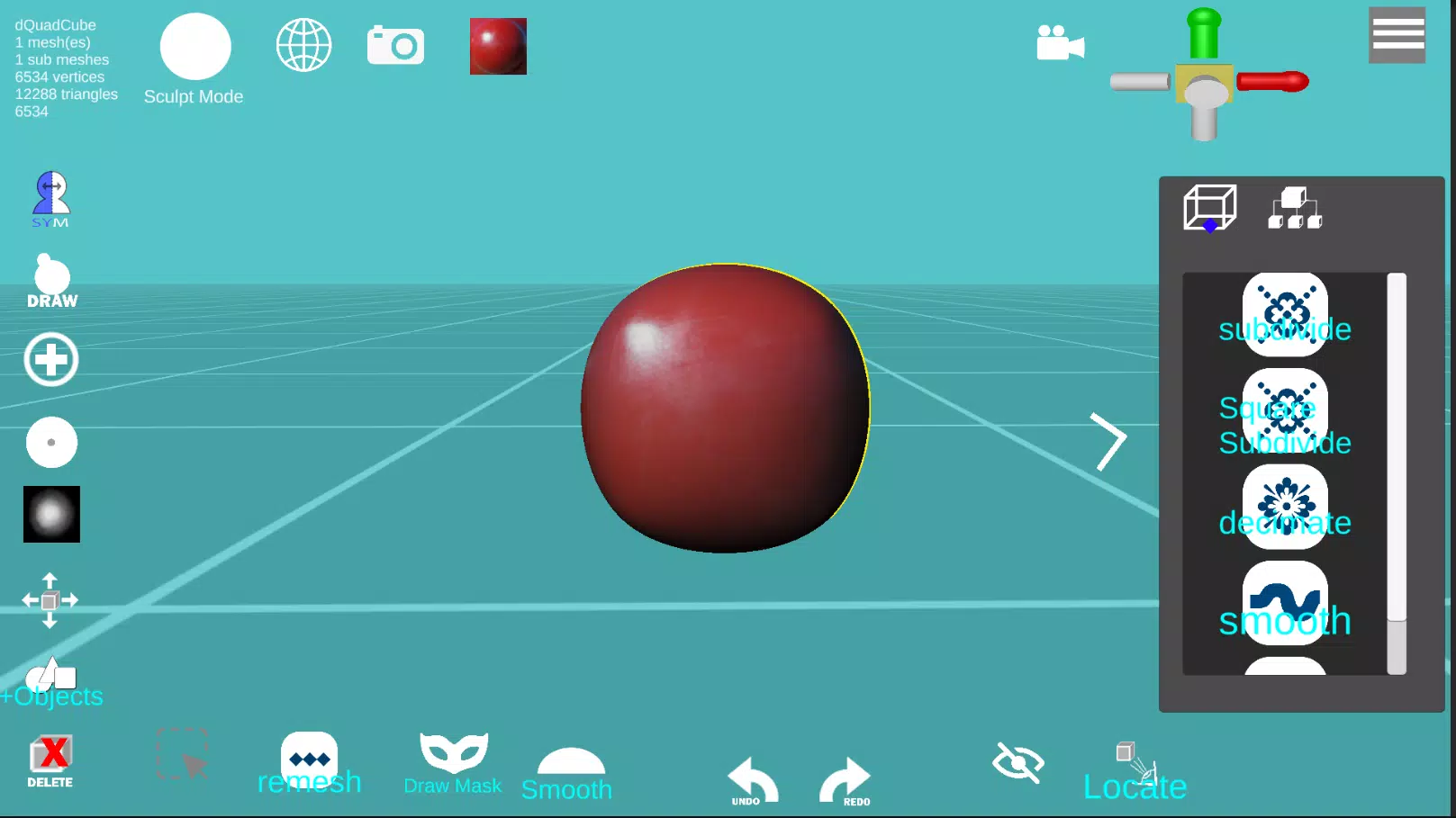 d3D Sculptor 스크린샷 0
