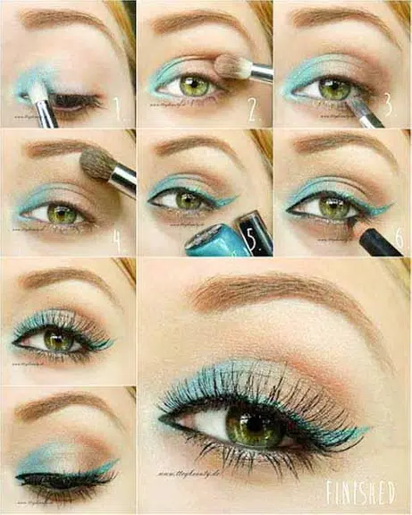 Basic Makeup Tutorial Step by Step Скриншот 1