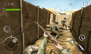 D-Day World War 2 Army Games Captura de tela 1