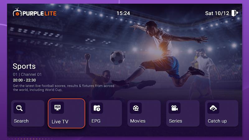 Purple Lite - IPTV Player Screenshot 0