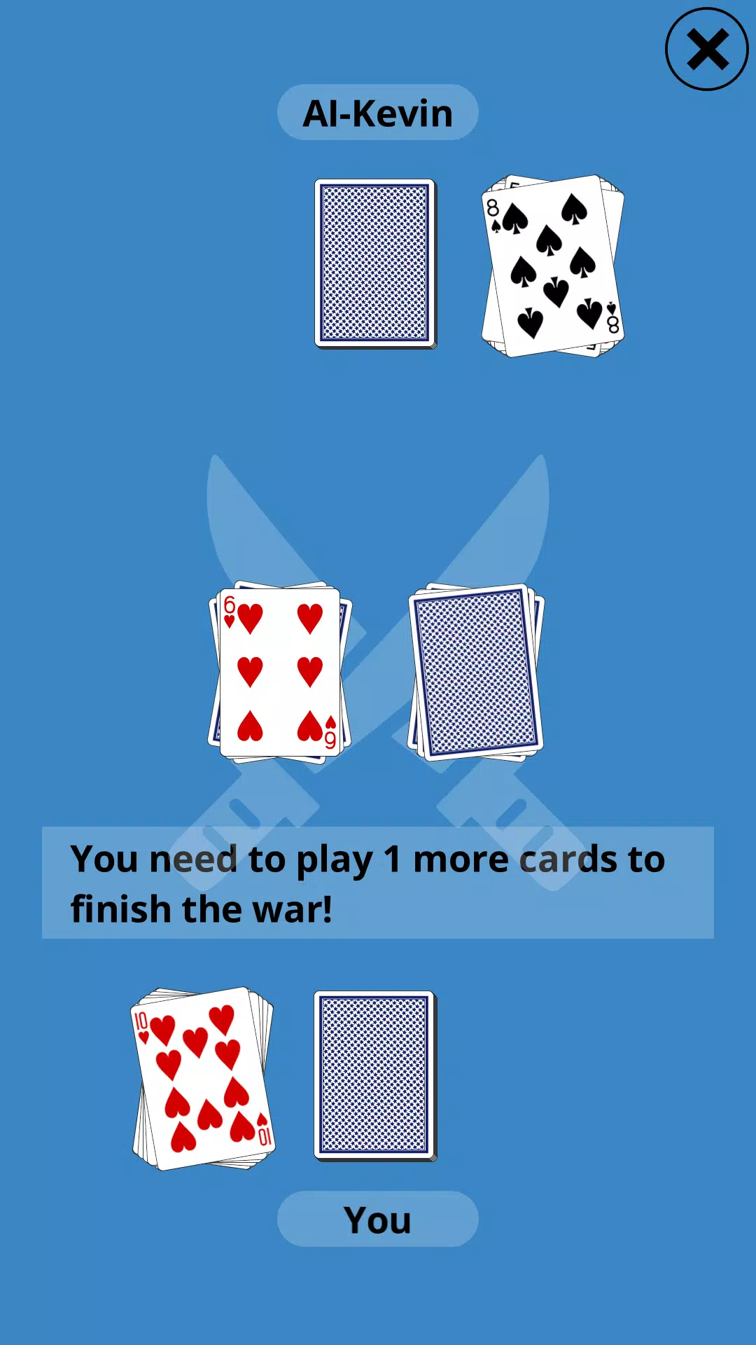 CardGames War Screenshot 1