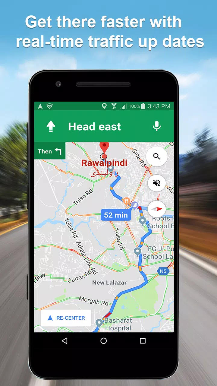 Maps GPS Navigation Route Directions Location Live Screenshot 1