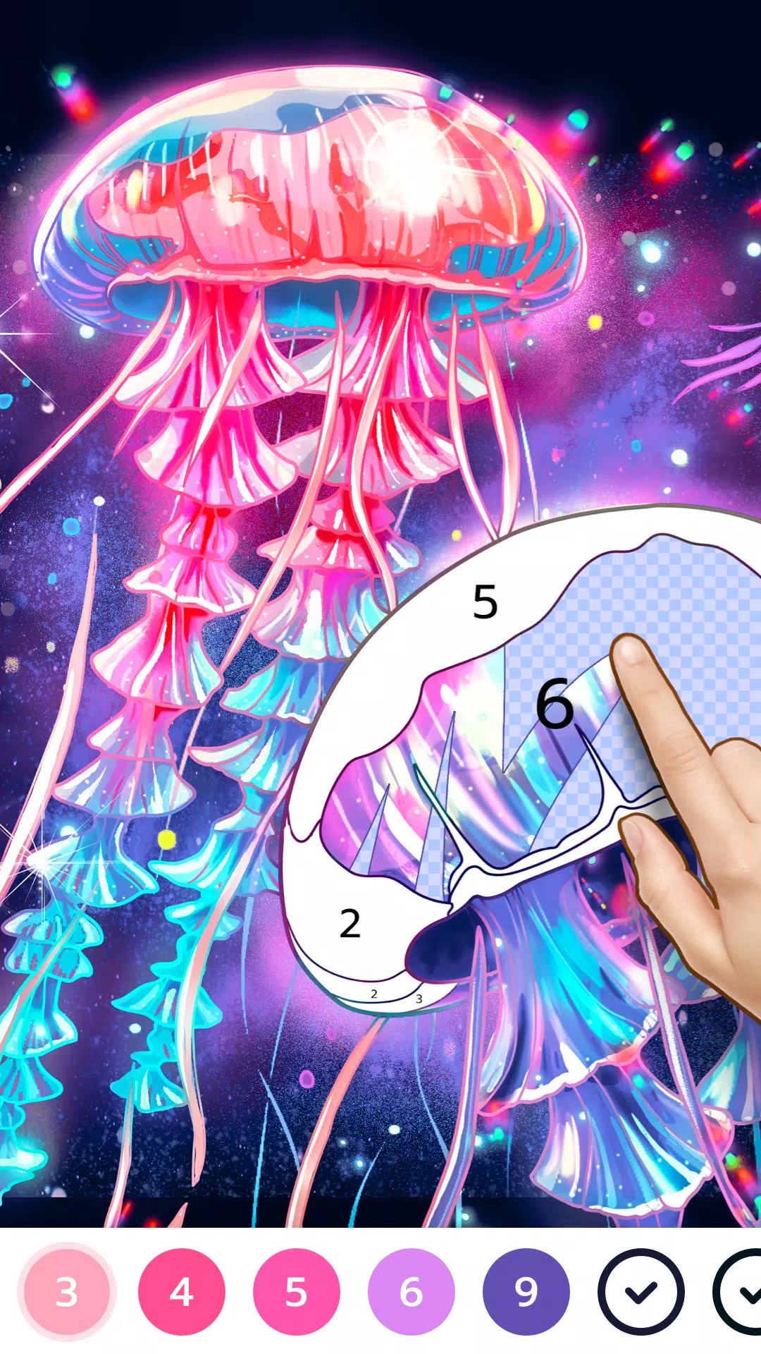 Colorswipes® - Color by Number Скриншот 1