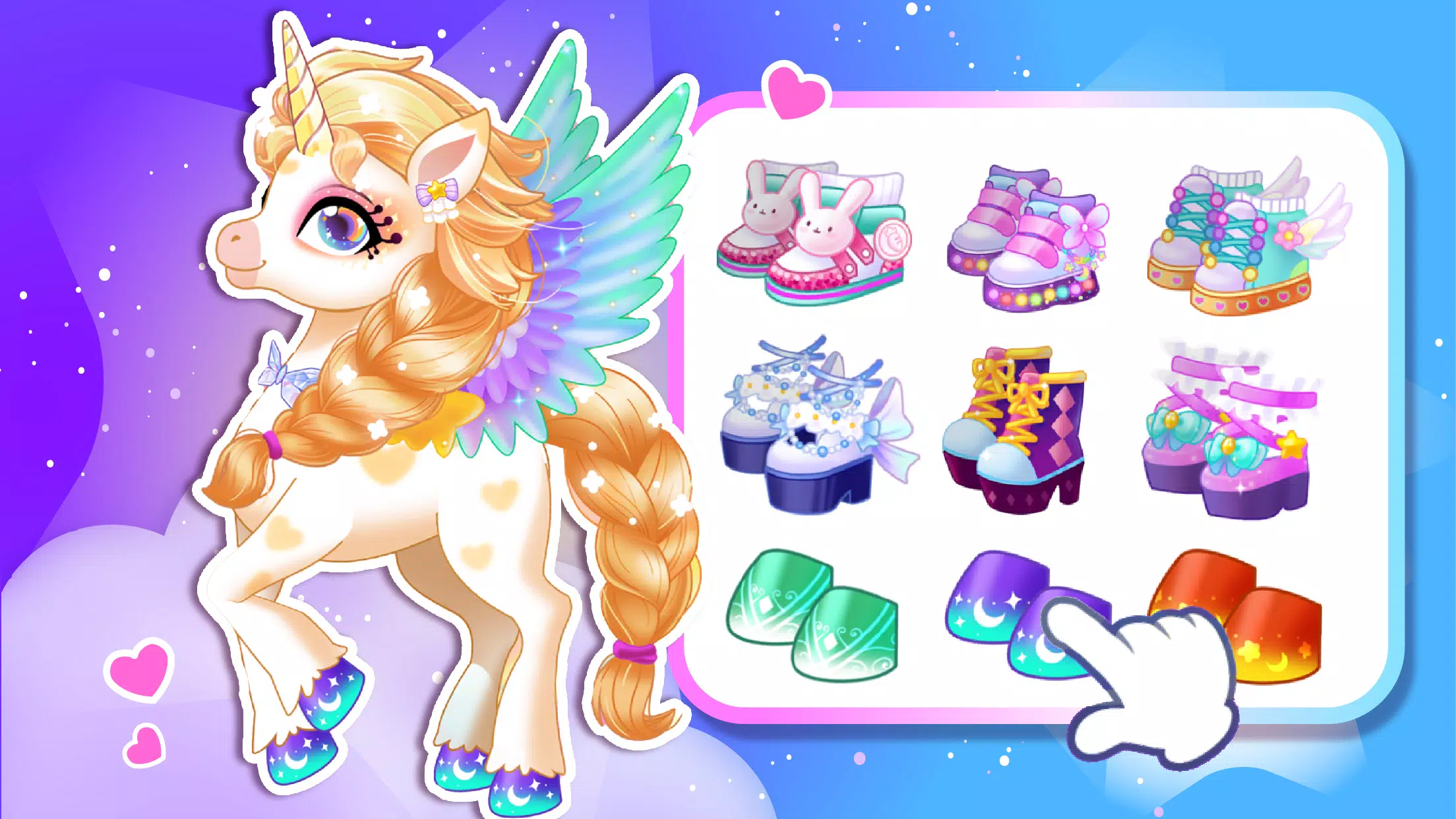 Unicorn Dress up Captura de pantalla 0