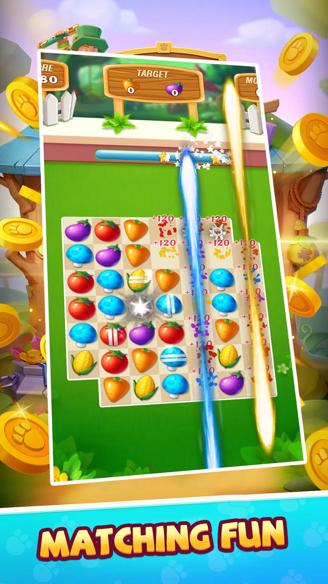Tropical Match Game Скриншот 2