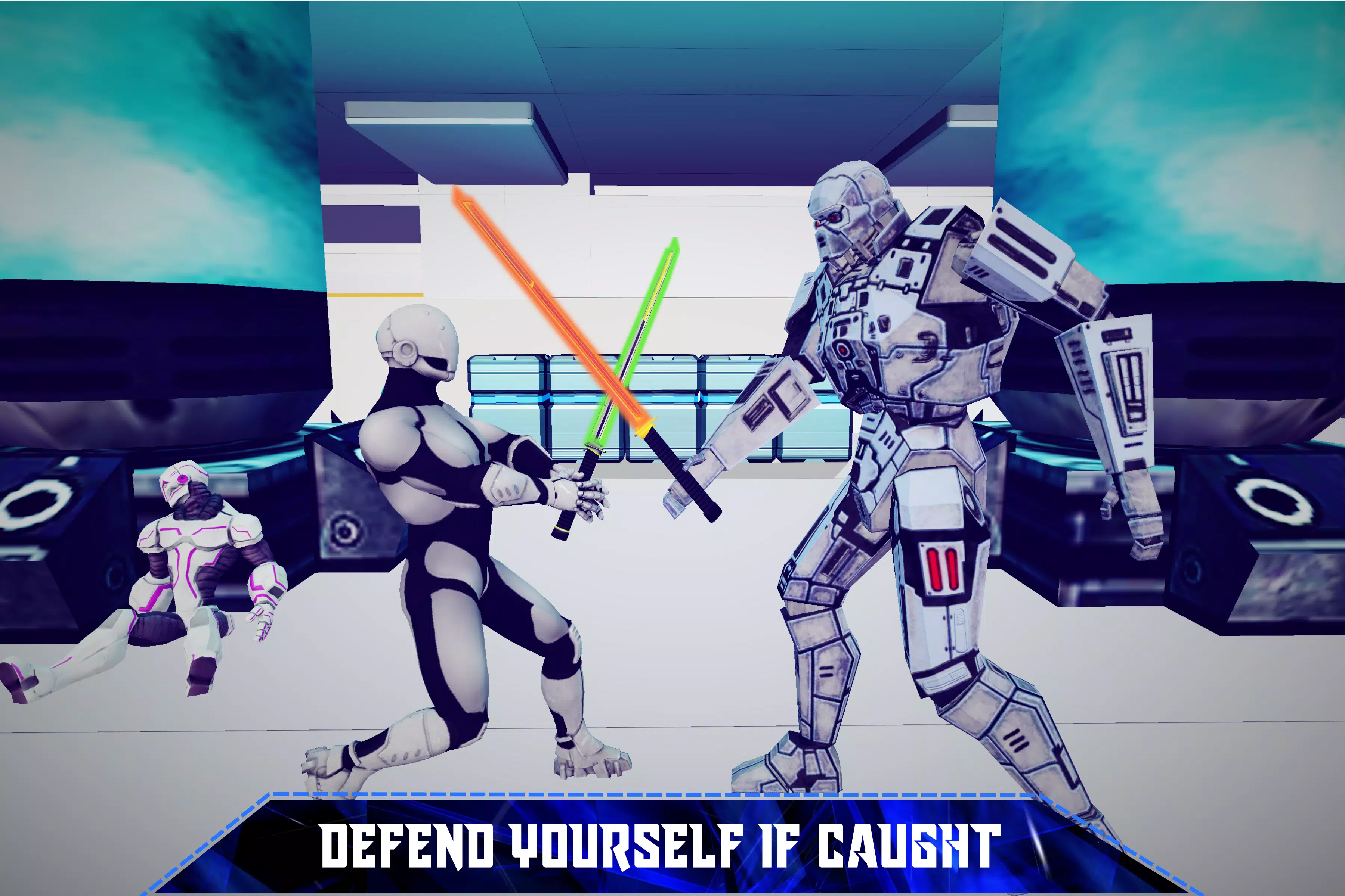 Escape Robot Facility: 3D Cosmic Galaxy ภาพหน้าจอ 2