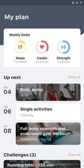 MyPersonalTrainer - FitnessApp Captura de tela 0