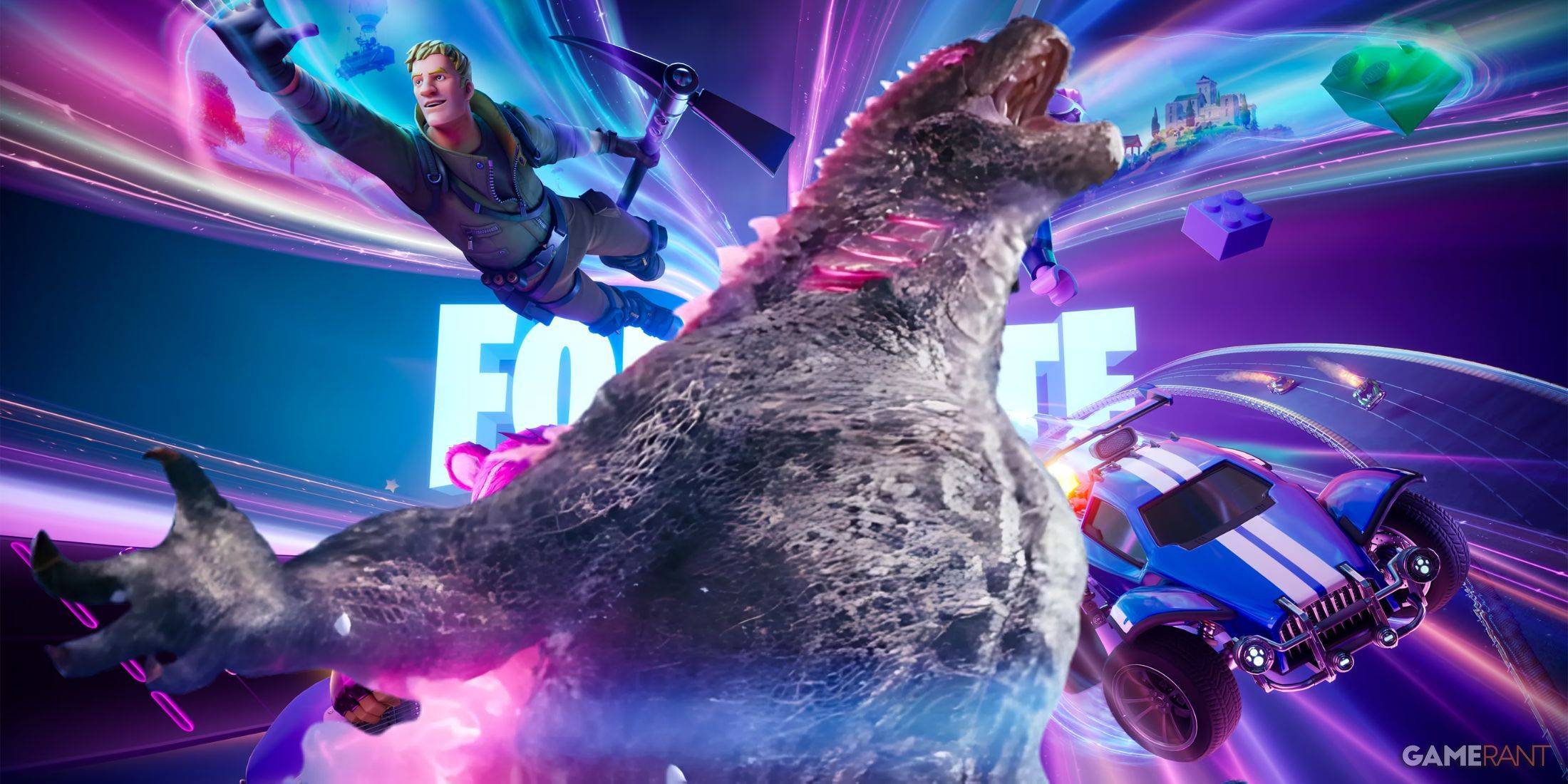 Las pieles de Godzilla y Monsterverse se desataron en Fortnite Fuga