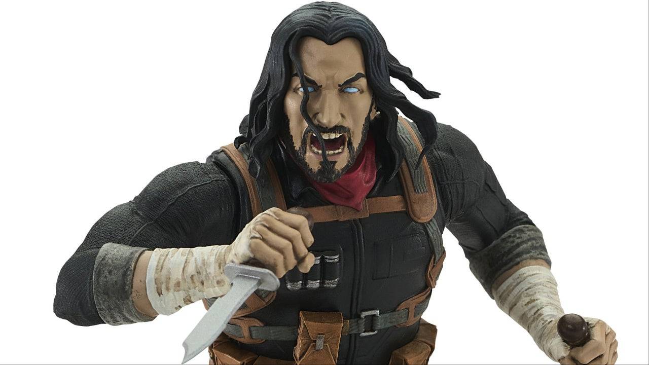 Keanu Reeves 'BRZRKRR သည် Diamond Select Toys မှသွေးထွက်သံယိုရုပ်ထုကိုရရှိသည်