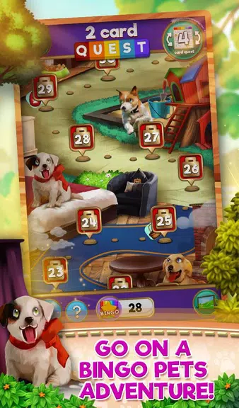 Bingo Pets Party: Dog Days Screenshot 1