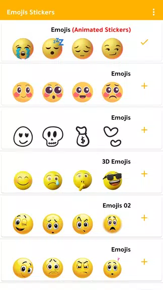 Emoji Stickers WASticker Capture d'écran 1
