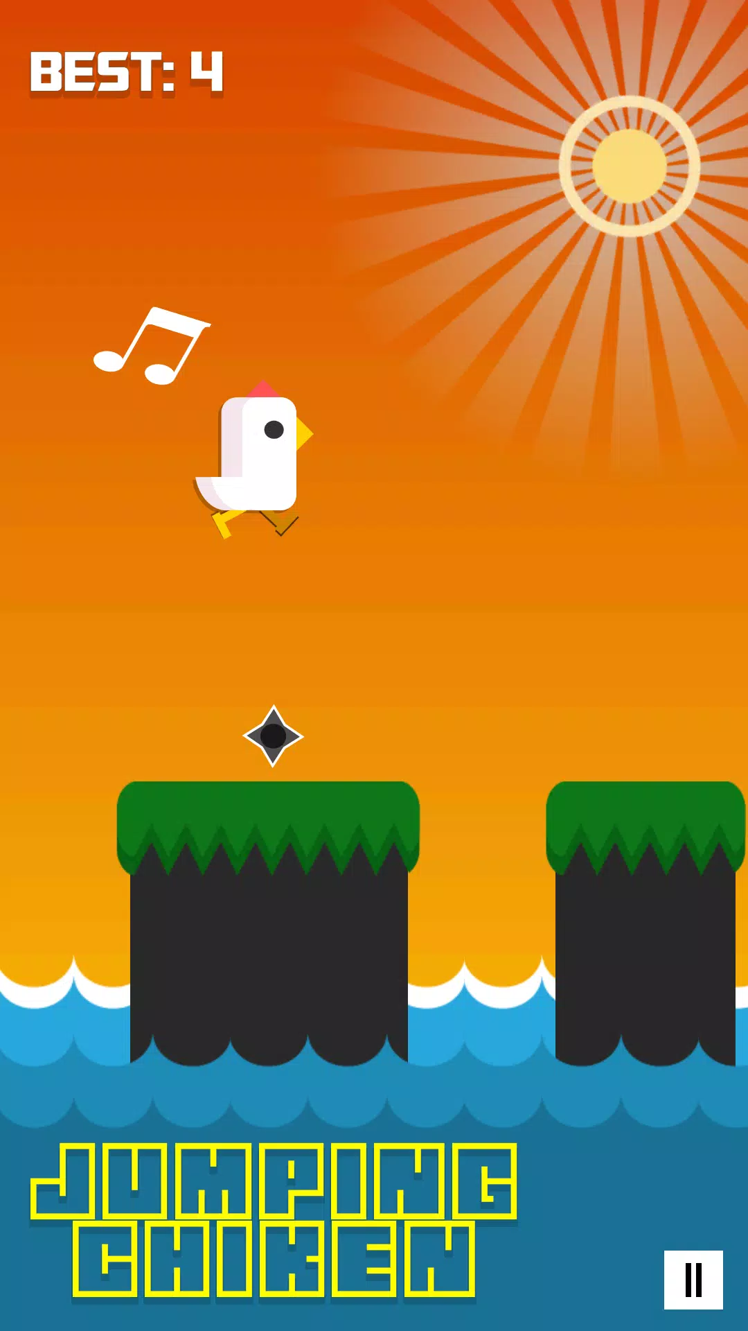 Jumping Chiken Game Captura de pantalla 2