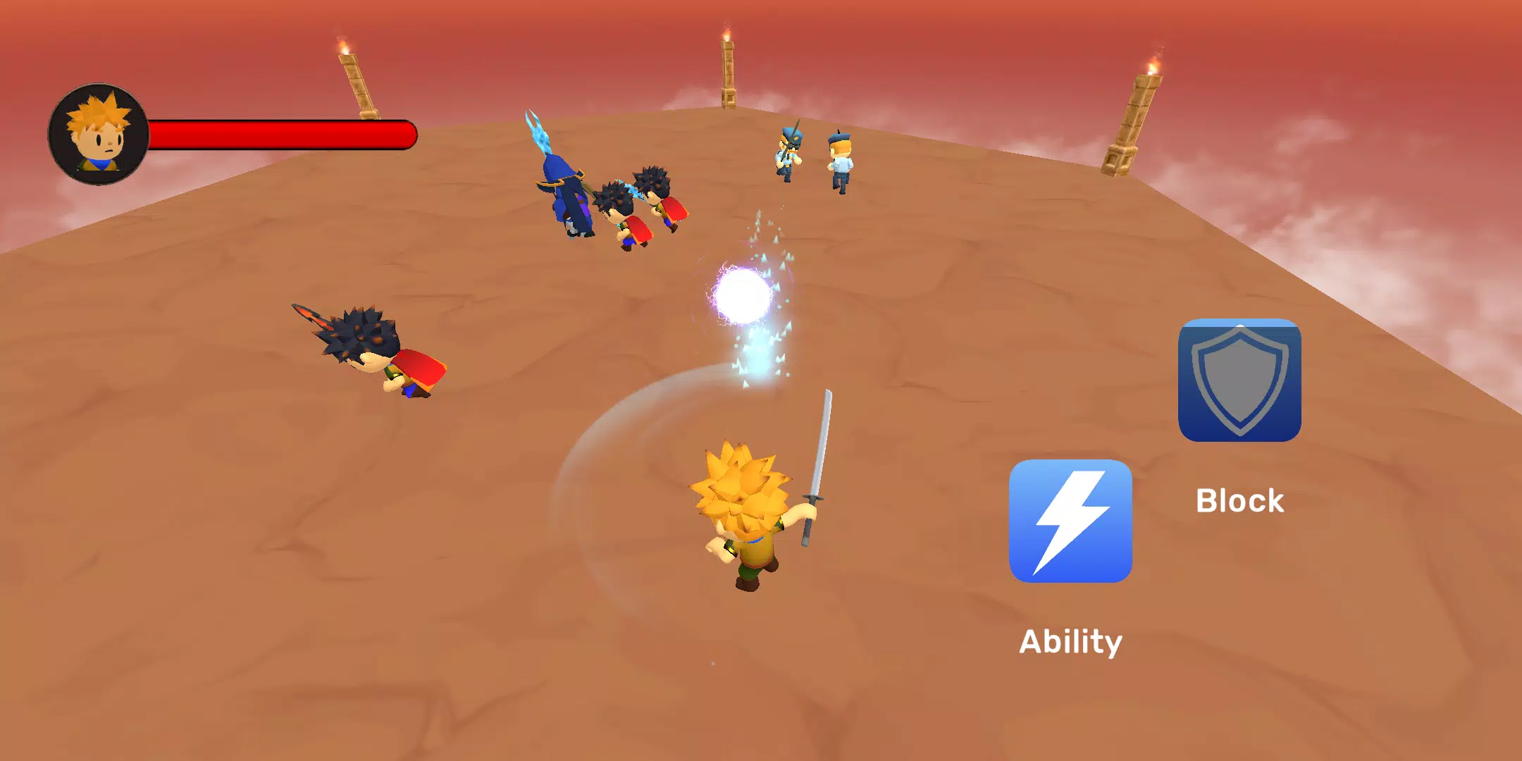 Blade Ball Dodgeball Battle Captura de tela 0