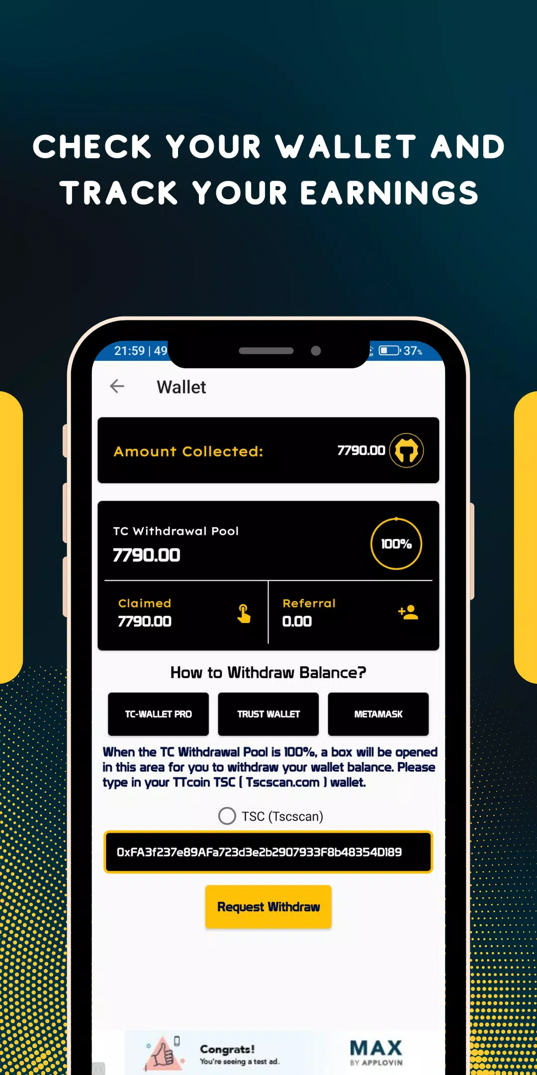 TTcoin Network - OLD 스크린샷 2