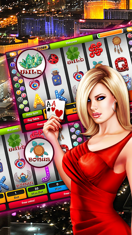 Lucky Vegas Slots - Free Vegas Captura de tela 1
