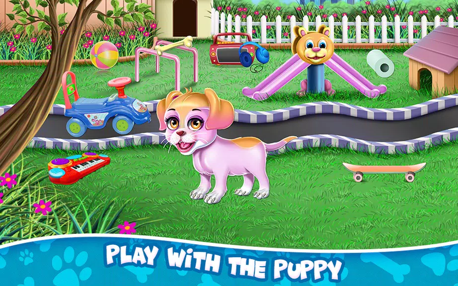 Fluffy Puppy Play and Care 스크린샷 2