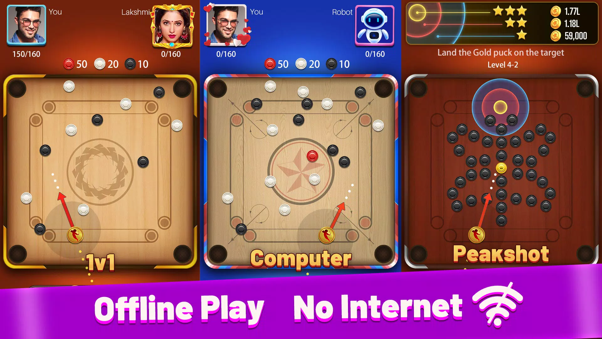 Carrom Meta Скриншот 1
